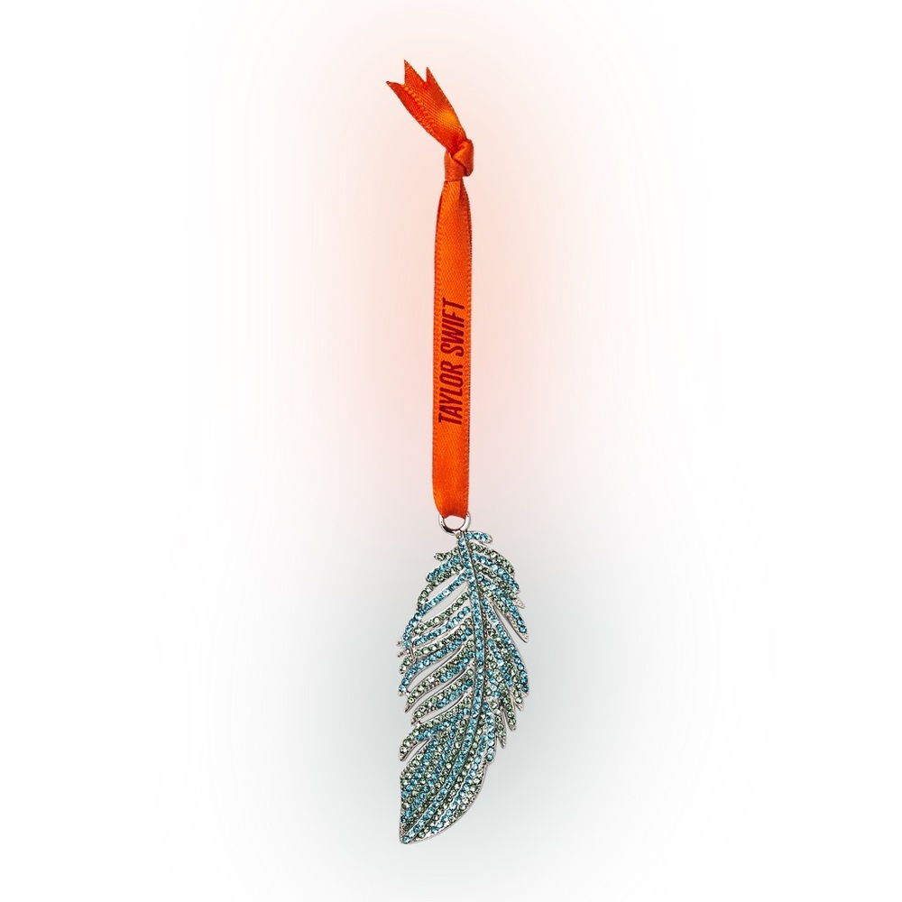 THE LIFE OF A SHOWGIRL FEATHER ORNAMENT